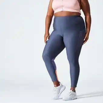 Decathlon Legginsy fitness damskie domyos oferta