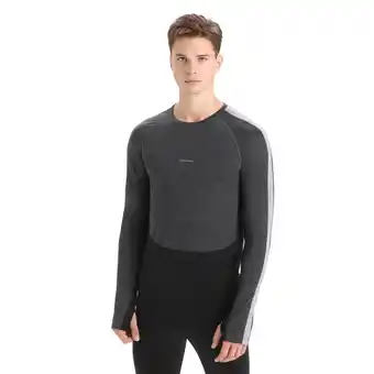 Decathlon Koszulka termoaktywna męska icebreaker zoneknit 125 ls crewe oferta