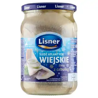 Arhelan Lisner śledź atlantycki wiejskie filety z cebulką 600 g oferta