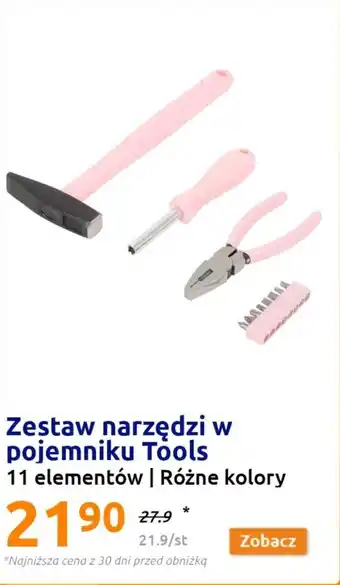 Zestaw narzędzi w pojemniku Tools 11 elementów