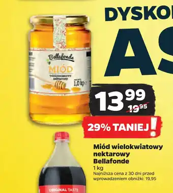 Netto Miód wielokwiatowy nektarowy bellafonde oferta