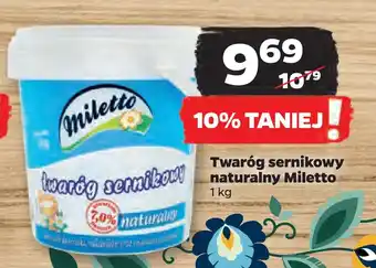 Netto Twaróg sernikowy naturalny miletto oferta