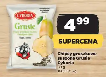 Netto Chipsy gruszkowe suszone grusie cykoria oferta