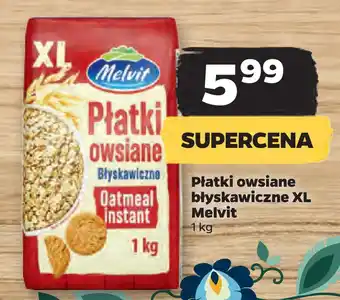 Netto Płatki owsiane błyskawiczne xl melvit oferta