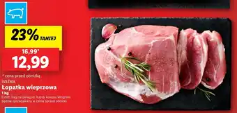 Lidl RZEŹNIK Łopatka wieprzowa 1 kg oferta
