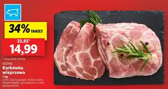 Lidl RZEŹNIK Karkówka wieprzowa 1 kg oferta