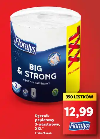 Lidl Floralys Ręcznik papierowy 3-warstwowy, XXL 1 rolka oferta