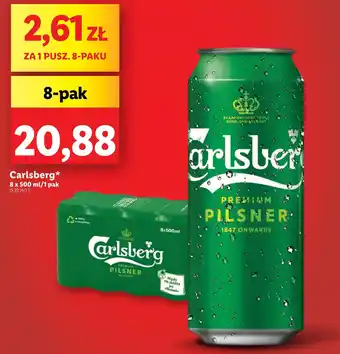 Lidl Carlsberg, 8 x 500 ml oferta