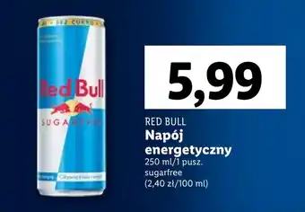 Lidl RED BULL Napój energetyczny 250 ml oferta