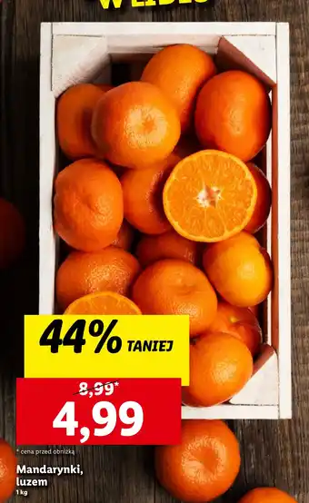 Lidl Mandarynki, luzem 1 kg oferta
