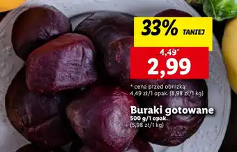 Lidl Buraki gotowane 500 g oferta