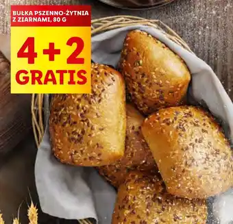 Lidl BUŁKA PSZENNO-ŻYTNIA Z ZIARNAMI, 80 G oferta