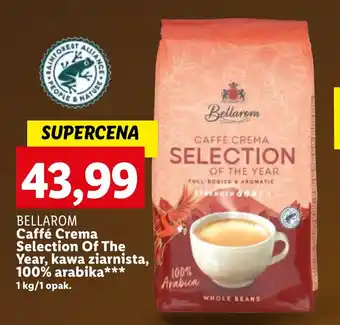 Lidl BELLAROM Caffé Crema Selection Of The Year, kawa ziarnista, 100% arabika 1 kg oferta