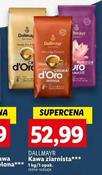 Lidl DALLMAYR Kawa ziarnista 1 kg oferta