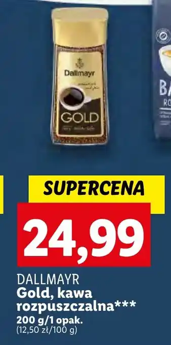 Lidl DALLMAYR Gold, kawa rozpuszczalna 200 g oferta