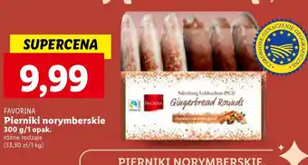Lidl FAVORINA Pierniki norymberskie 300 g oferta
