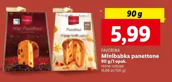 Lidl FAVORINA Minibabka panettone 90 g oferta