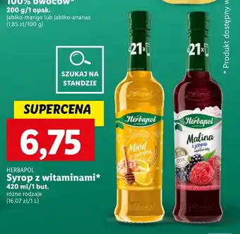 Lidl HERBAPOL Syrop z witaminami 420 ml oferta