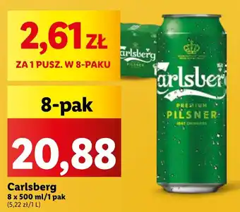 Lidl Carlsberg 8 x 500 ml oferta