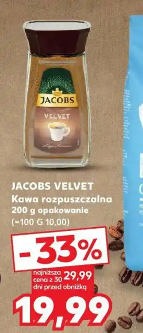 Kaufland JACOBS VELVET Kawa rozpuszczalna 200 g oferta