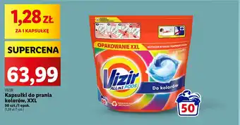 Lidl VIZIR Kapsułki do prania kolorów, XXL 50 szt. oferta