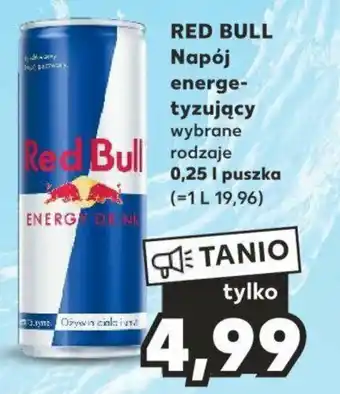 Kaufland RED BULL Napój energetyzujący 0,25 L oferta