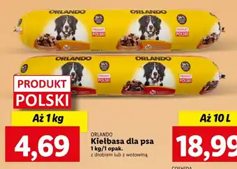 Lidl ORLANDO Kiełbasa dla psa 1 kg oferta