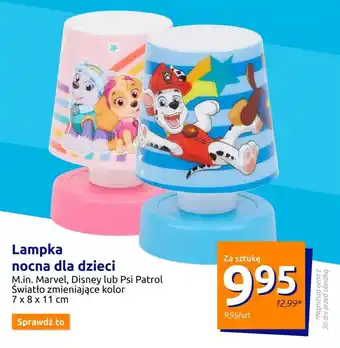 Action Lampka nocna dla dzieci oferta