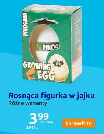 Action Rosnąca figurka w jajku oferta