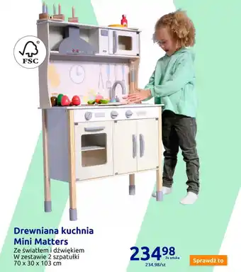 Action Drewniana kuchnia Mini Matters oferta