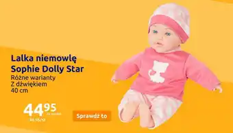 Action Lalka niemowlę Sophie Dolly Star oferta