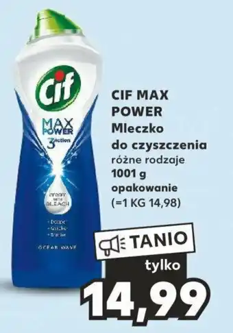 Kaufland CIF MAX POWER Mleczko do czyszczenia 1001 g oferta