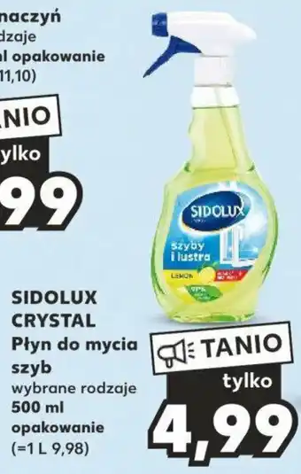 Kaufland SIDOLUX CRYSTAL Płyn do mycia szyb 500 ml oferta