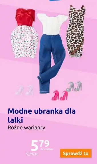 Action Modne ubranka dla lalki oferta