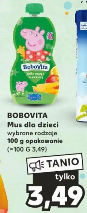 Kaufland BOBOVITA Mus dla dzieci 100 g oferta