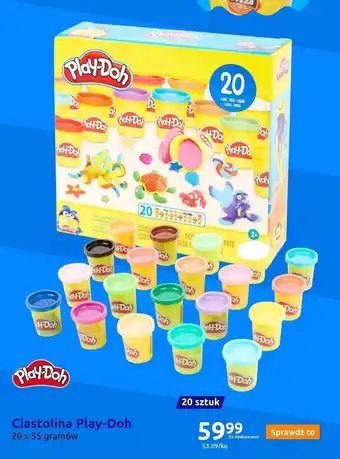 Action Ciastolina Play-Doh 20 x 55 gramów oferta