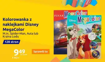 Action Kolorowanka z naklejkami Disney MegaColor oferta