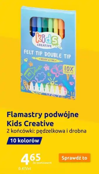 Action Flamastry podwójne Kids Creative oferta