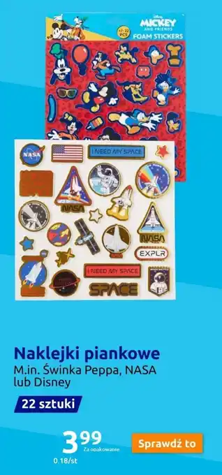 Action Naklejki piankowe oferta