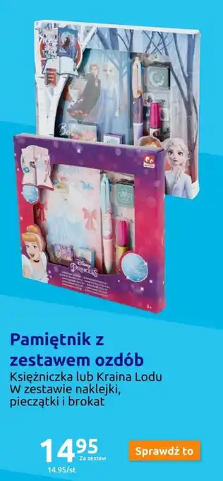 Action Pamiętnik z zestawem ozdób oferta