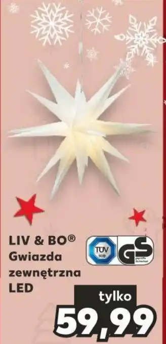 Kaufland LIV & BO Gwiazda zewnętrzna LED oferta