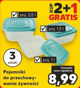 Kaufland Pojemniki do przechowywania żywności oferta