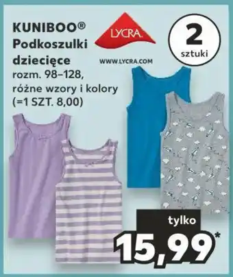 Kaufland KUNIBOOⓇ Podkoszulki dziecięce oferta