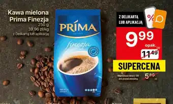 Delikatesy Centrum Kawa mielona Prima Finezja 250 g oferta
