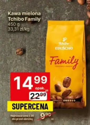 Delikatesy Centrum Kawa mielona Tchibo Family 450 g oferta