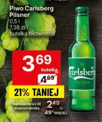 Delikatesy Centrum Piwo Carlsberg Pilsner 0,5 l oferta