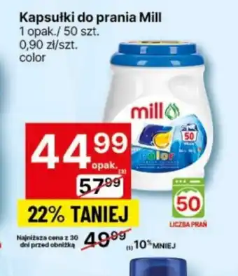Delikatesy Centrum Kapsułki do prania Mill 1 opak oferta