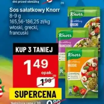 Delikatesy Centrum Sos sałatkowy Knorr 8-9 g oferta