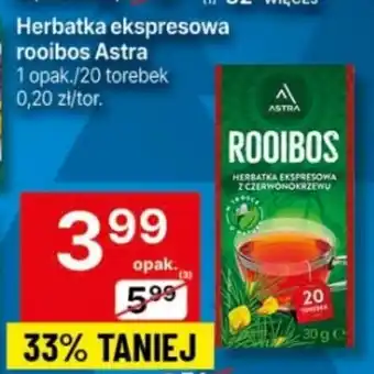 Herbatka ekspresowa rooibos Astra 1opak. 20 torebek