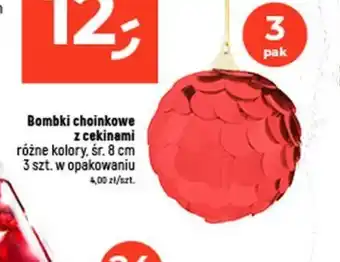 Dealz Bombki choinkowe różne kolory, śr. 7 cm 4 szt. w opakowaniu oferta